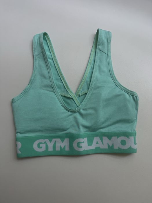 Top miętowy Gym Glamour xs