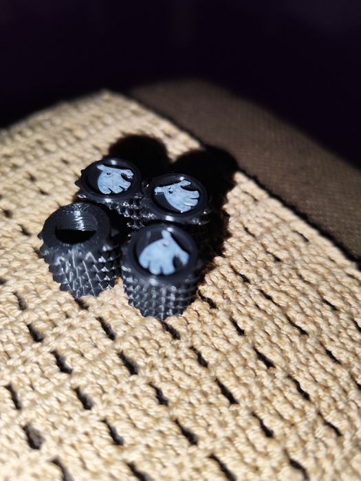 Skoda valve de pneu com logo da marca