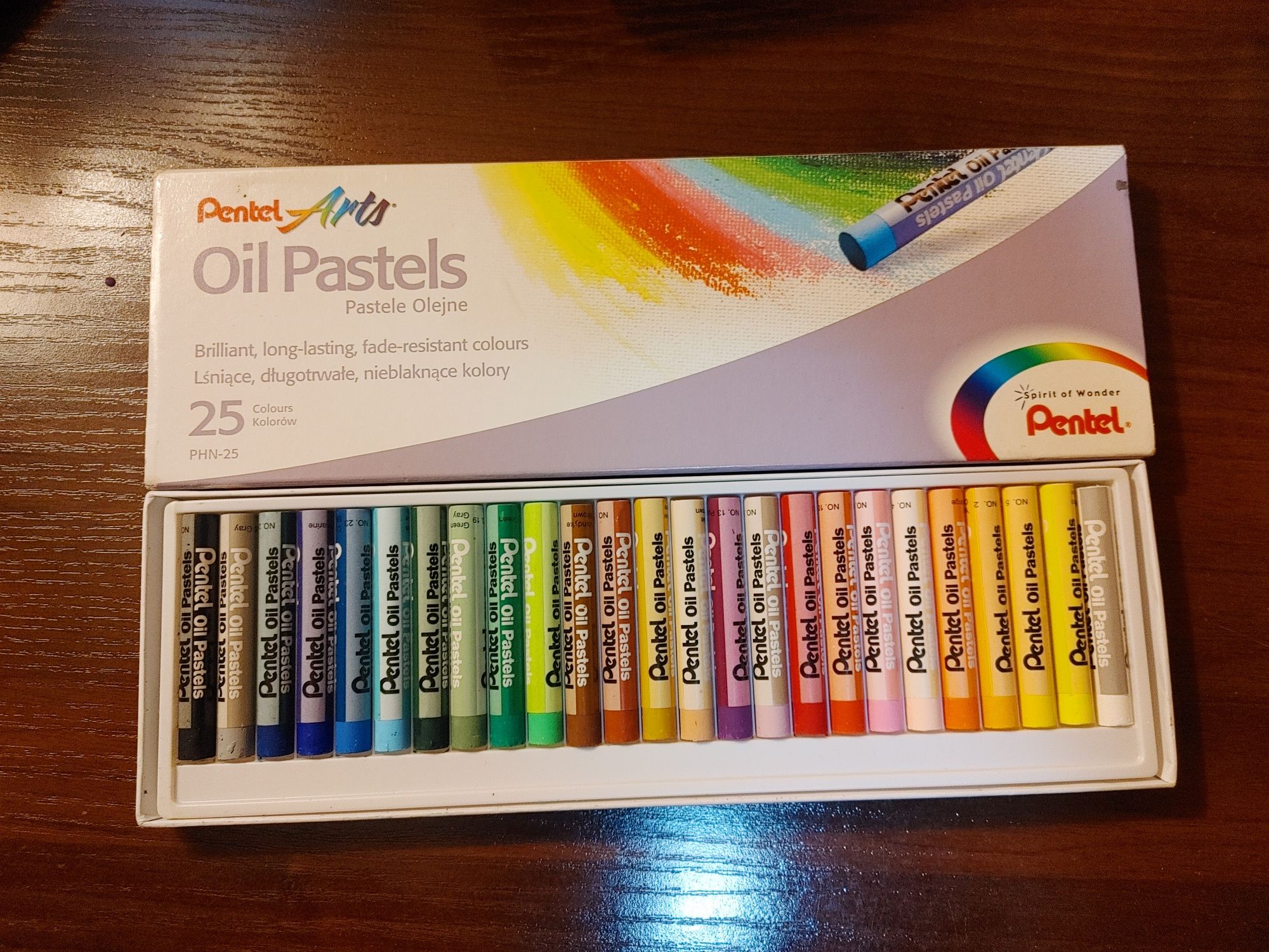 Kredki Oil Pastels 25 sztuk