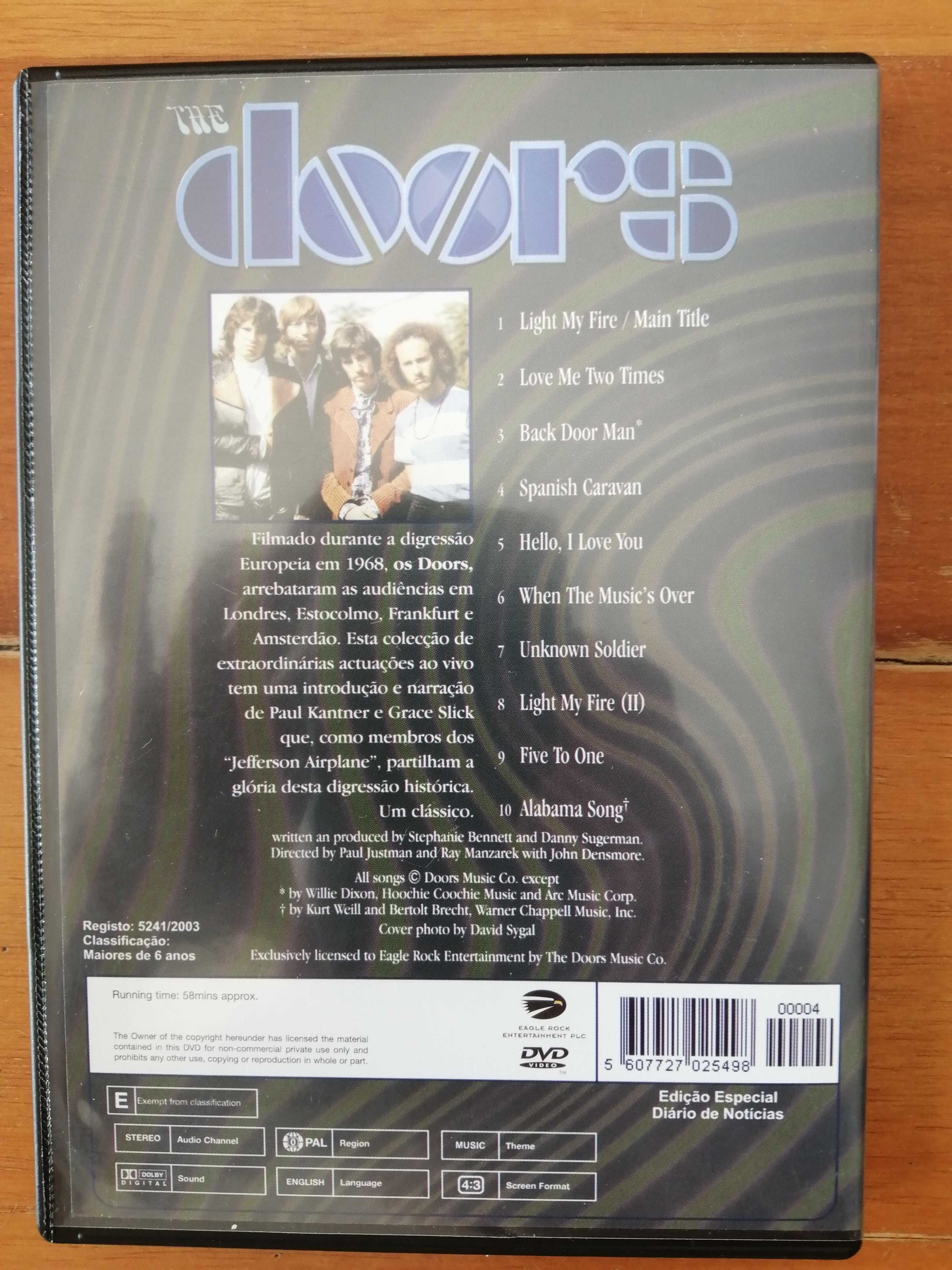 DVDs DOORS barato e Raro