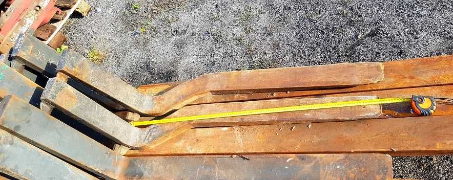 Widły do wózka widłowego palet Linde profilowane skrętne 1,2m kar. 40