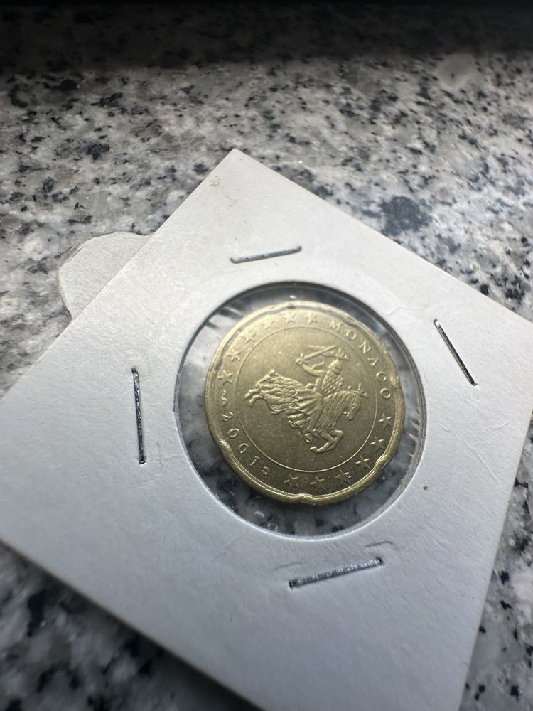 Mónaco 2001 - Moeda de 20 Cêntimos