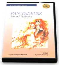 Pan Tadeusz Adam Mickiewicz 1 CD-MP3 Czyta Grzegorz Młudzik