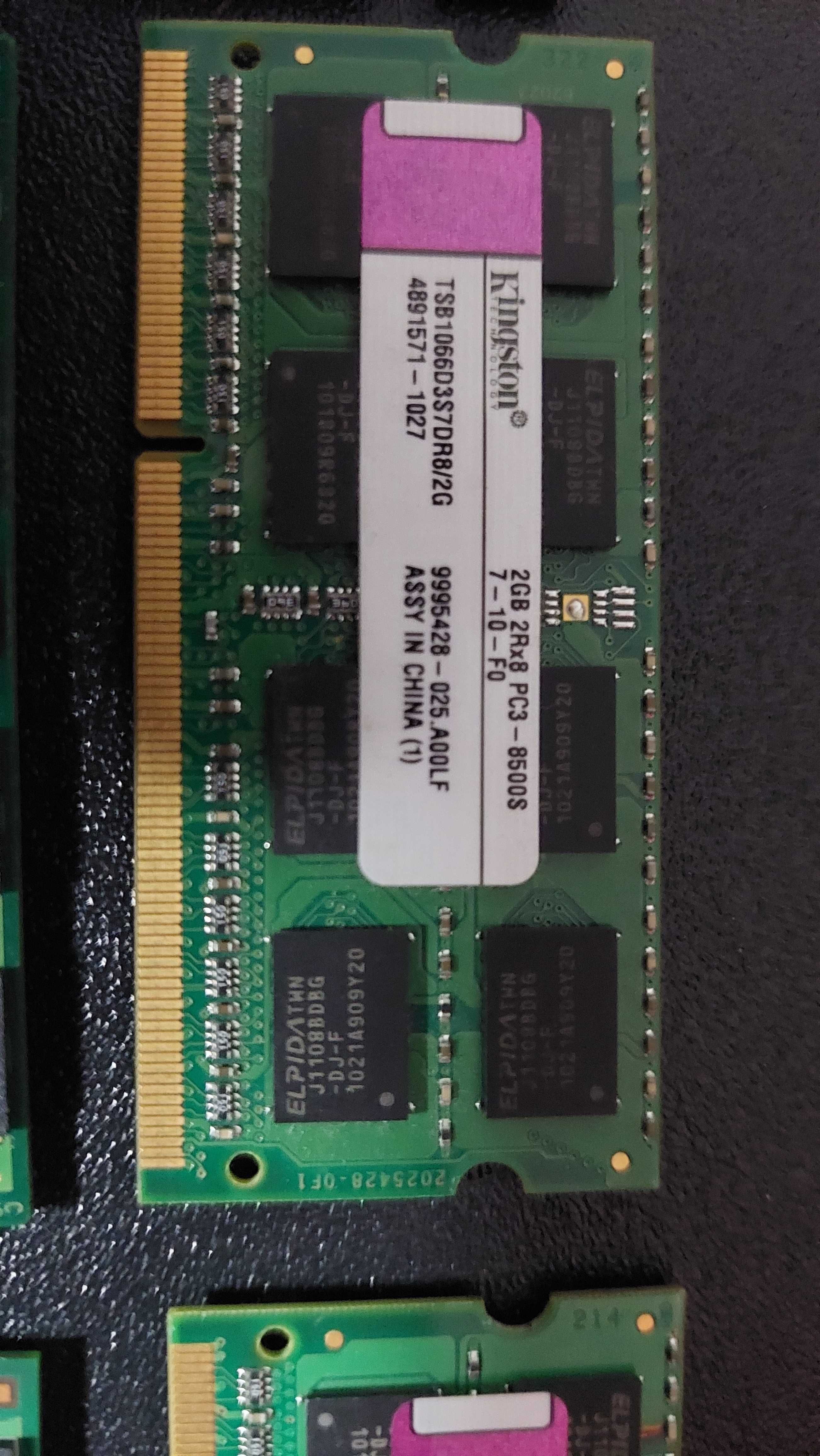 Memorias RAM PC2 PC3   4GB 2 GB 1 GB