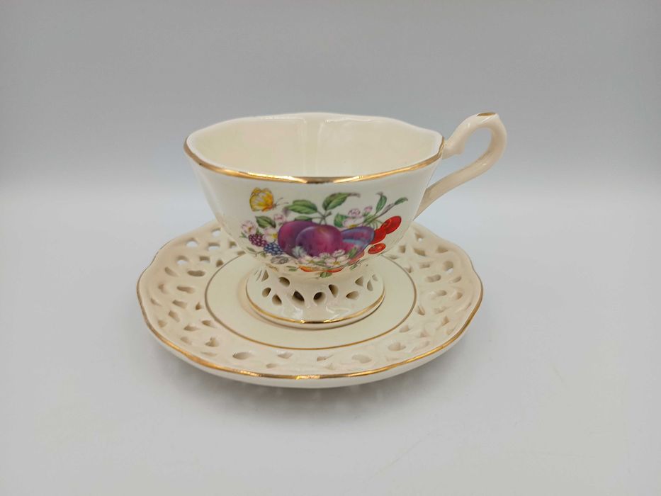 Ażurowy serwis VERONI do kawy herbaty