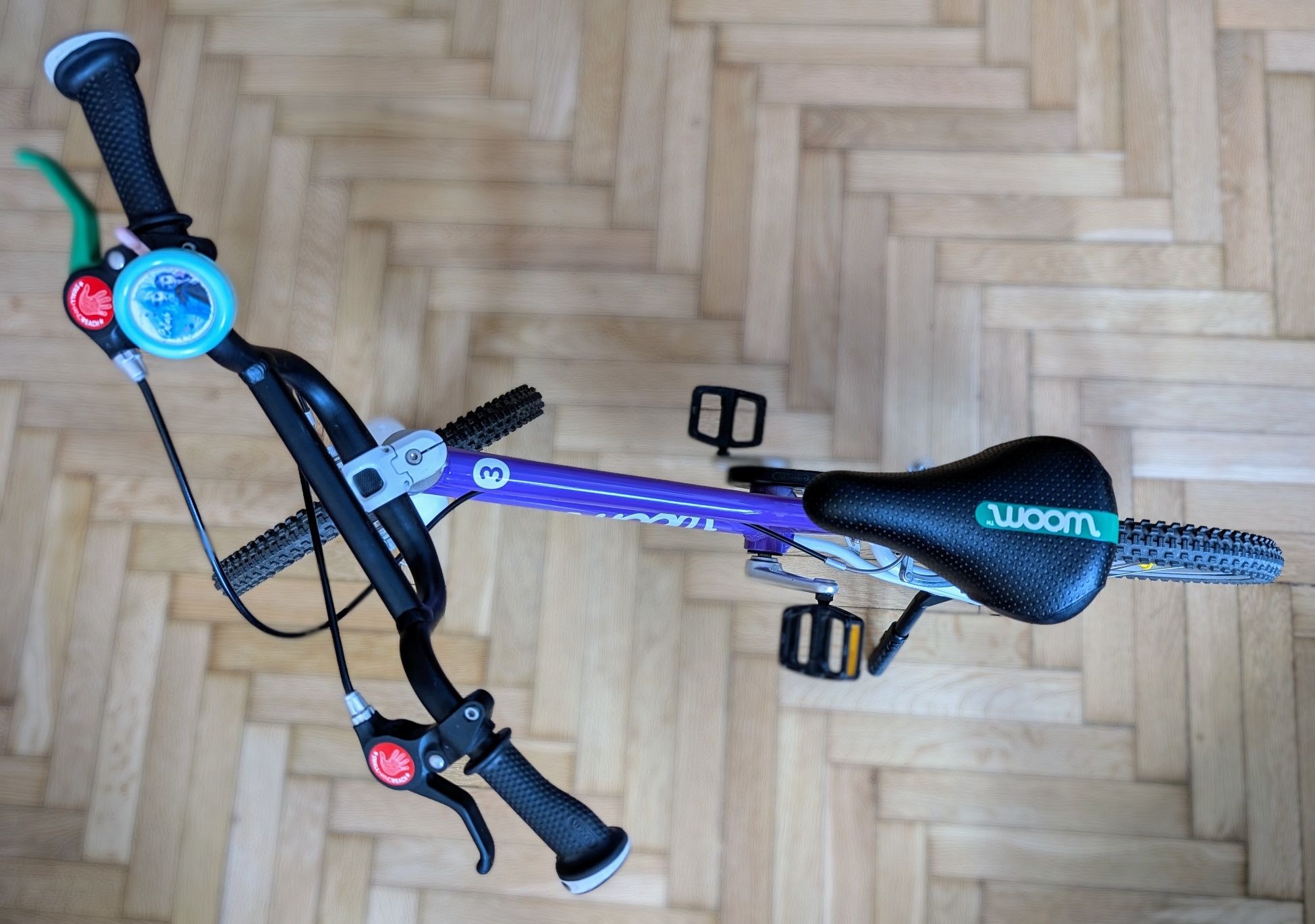 Rower WOOM3 fioletowy, BDB stan