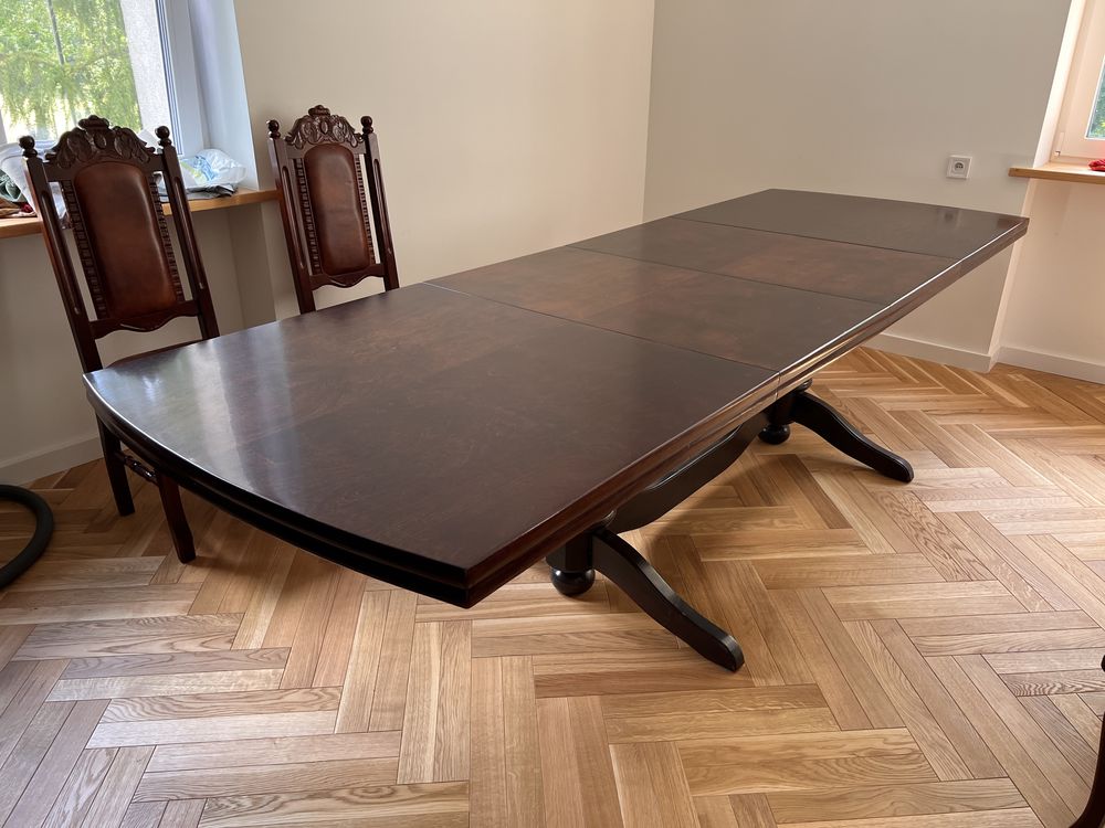 Dębowy rozkładany stół w świetnym stanie 180-300cm x 100cm