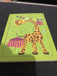 Puzzle drewniane układanka żyrafa