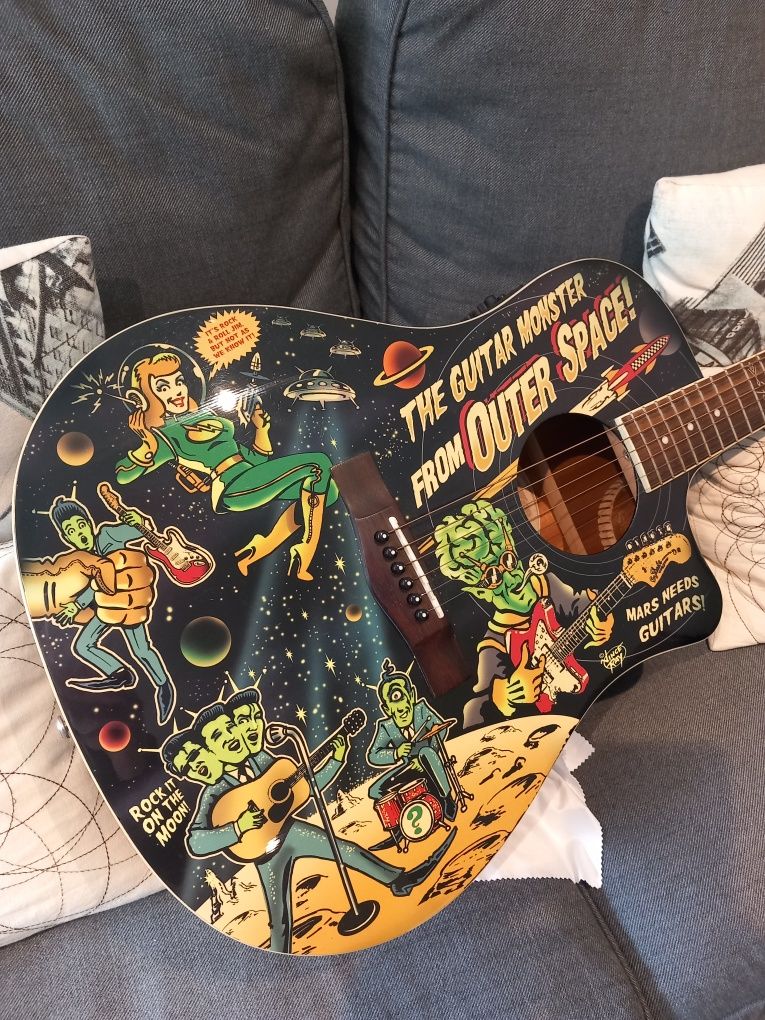 Fender Edição Limitada Vince Ray Outer Space - Troca por PS5 Slim