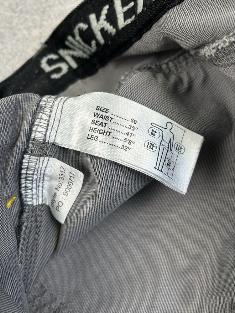 Snickers Cordura 3312 (50) робочі карго штани роба спецовка сірі