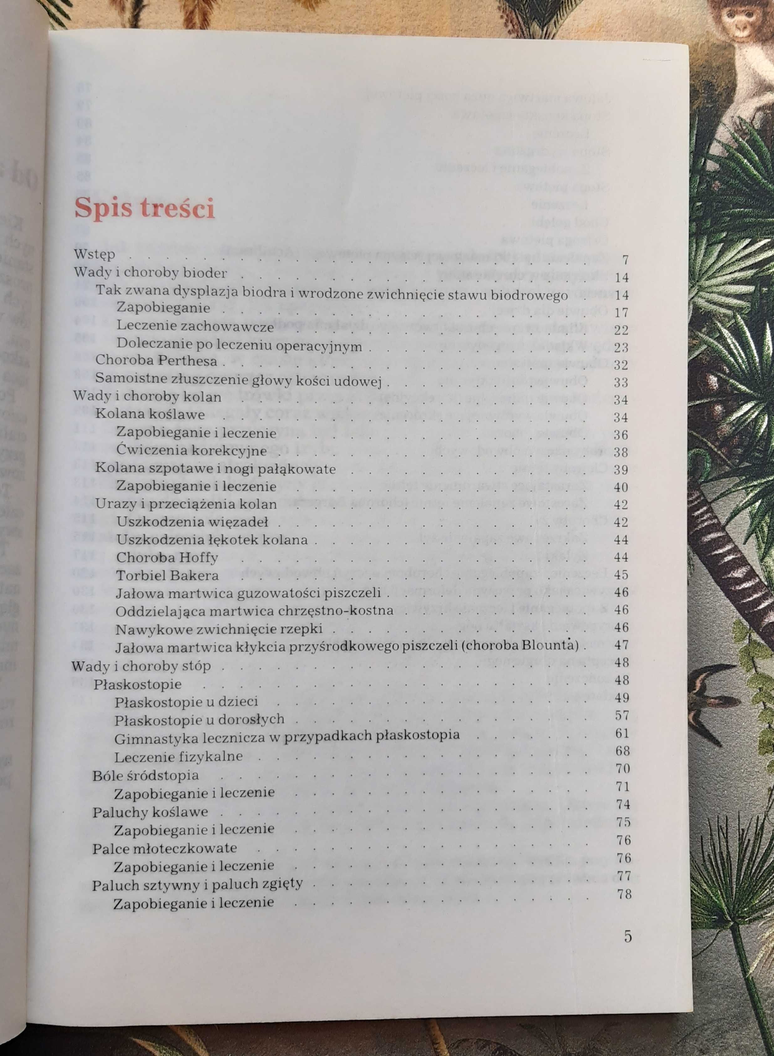 Książka "Chcę mieć zdrowe nogi" Dziak