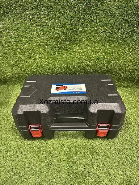 Електричний домкрат для авто 3 в 1 (Домкрат,Компресор, фанар) 12V,5,0Т