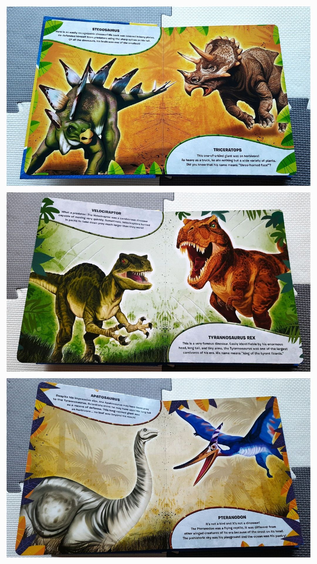 World of Dinosaurs My Busy Books książeczka z figurkami po angielsku