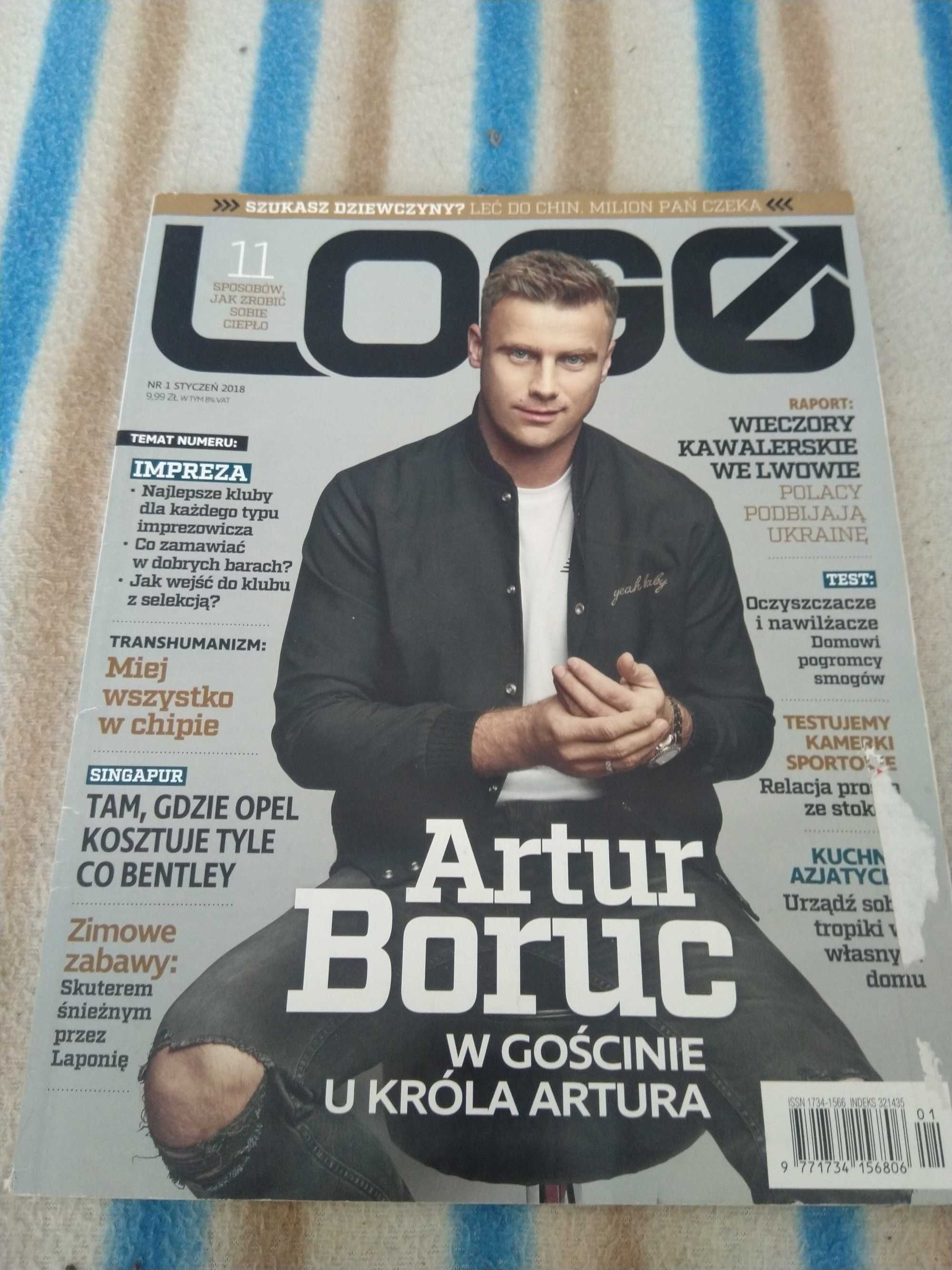 Miesięcznik czasopismo LOGO Artur Boruc Nr 1/2018 unikat