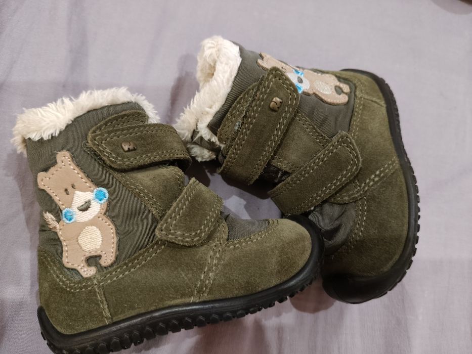 Lasocki kids roz 18 dl wkładki 11 cm kozaki zimowe dla chłopca