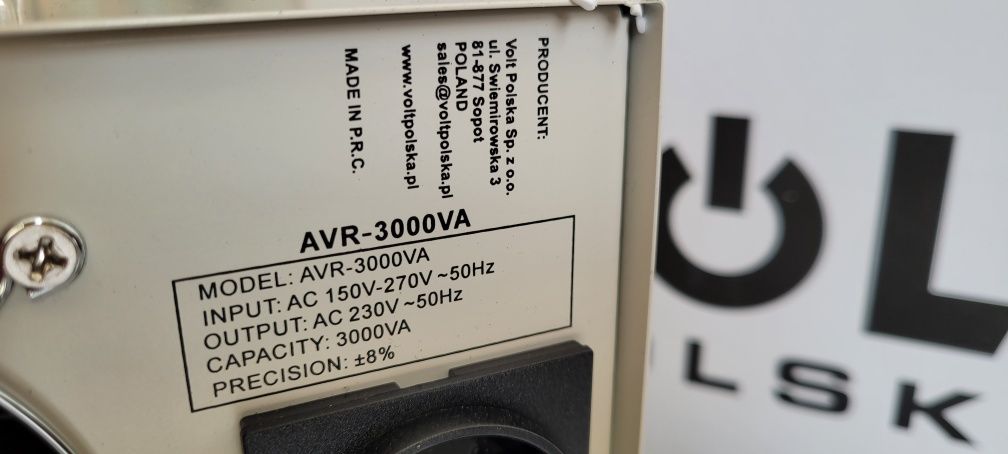 Stabilizator napięcia Volt  AVR-3000VA