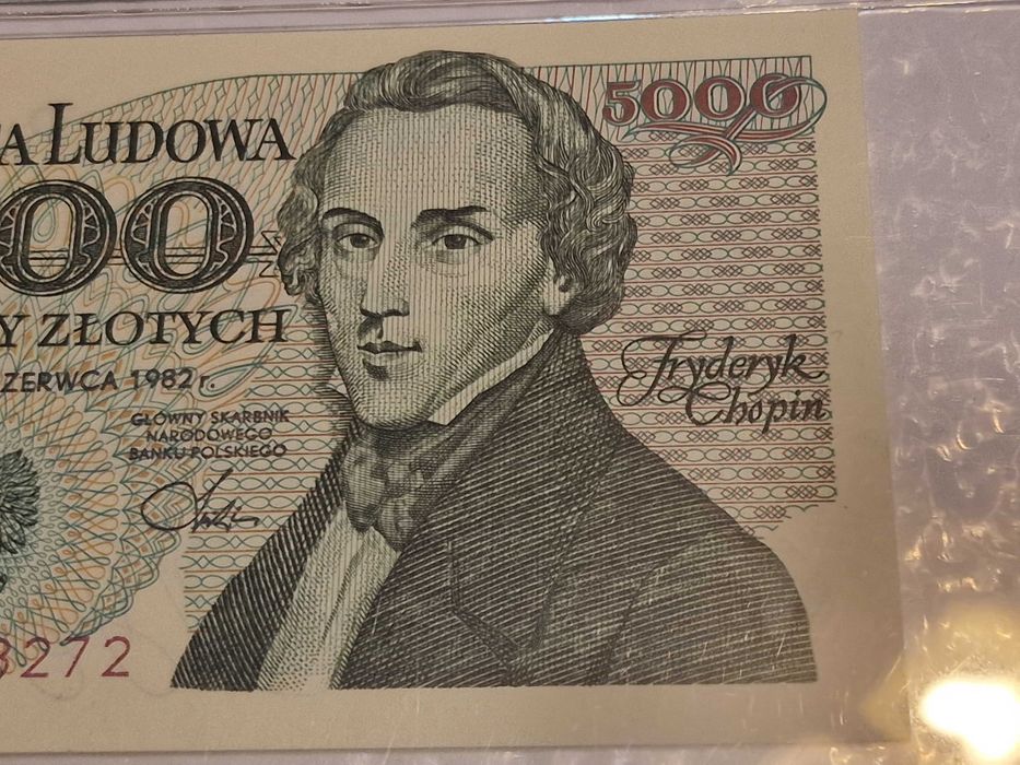 5000zł 1982 Chopin PMG67 !!
