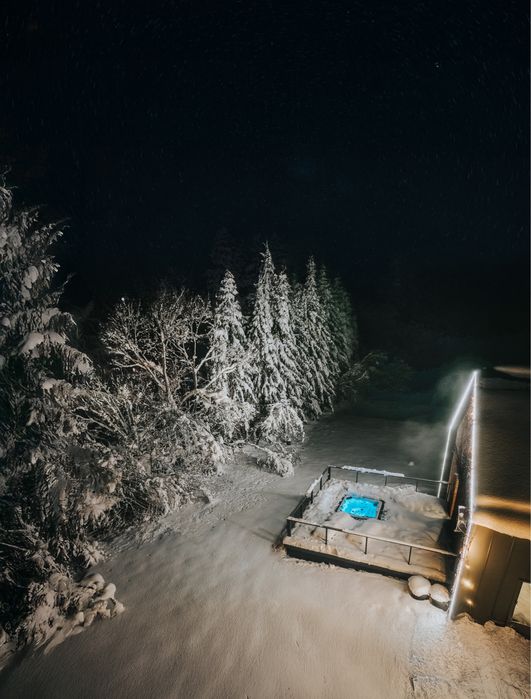 Domek w Bieszczadach, 90m2 i 105m2 prywatne JACUZZI, ferie zimowe