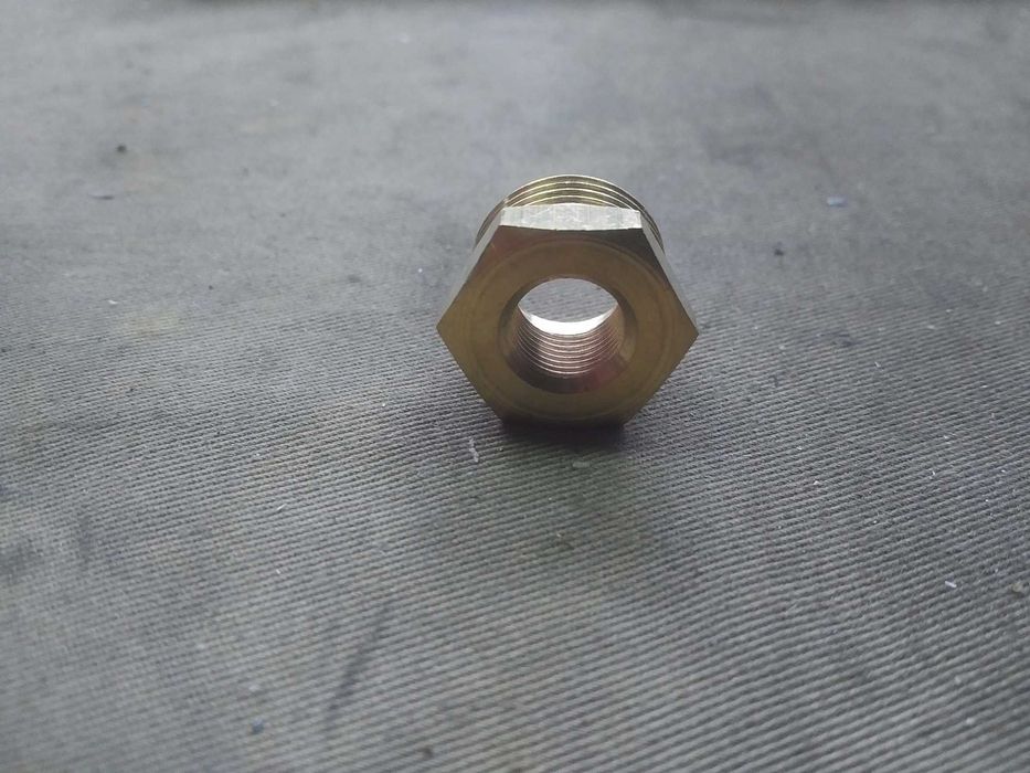 Redukcja 1/2” zew x M12x1 wew mosiądz