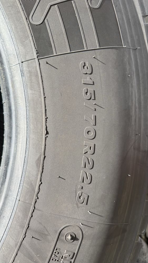 Шини б у 315/70R22.5 BRIDGESTONE Duravis  R  Drive