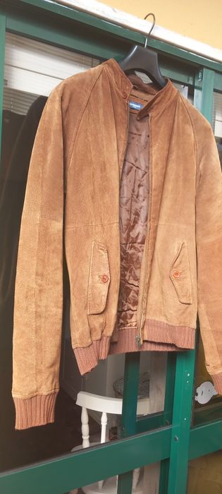 Blusão homem em pele