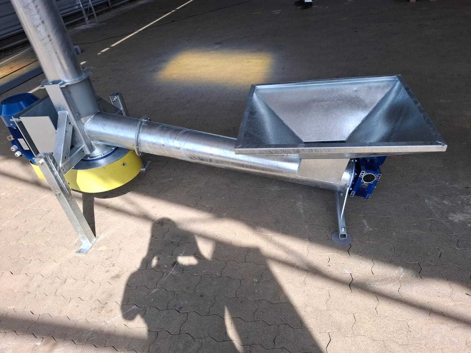 OD RĘKI Żmijka pionowa FI 200 12m OCYNK Podajnik pionowy do silosa