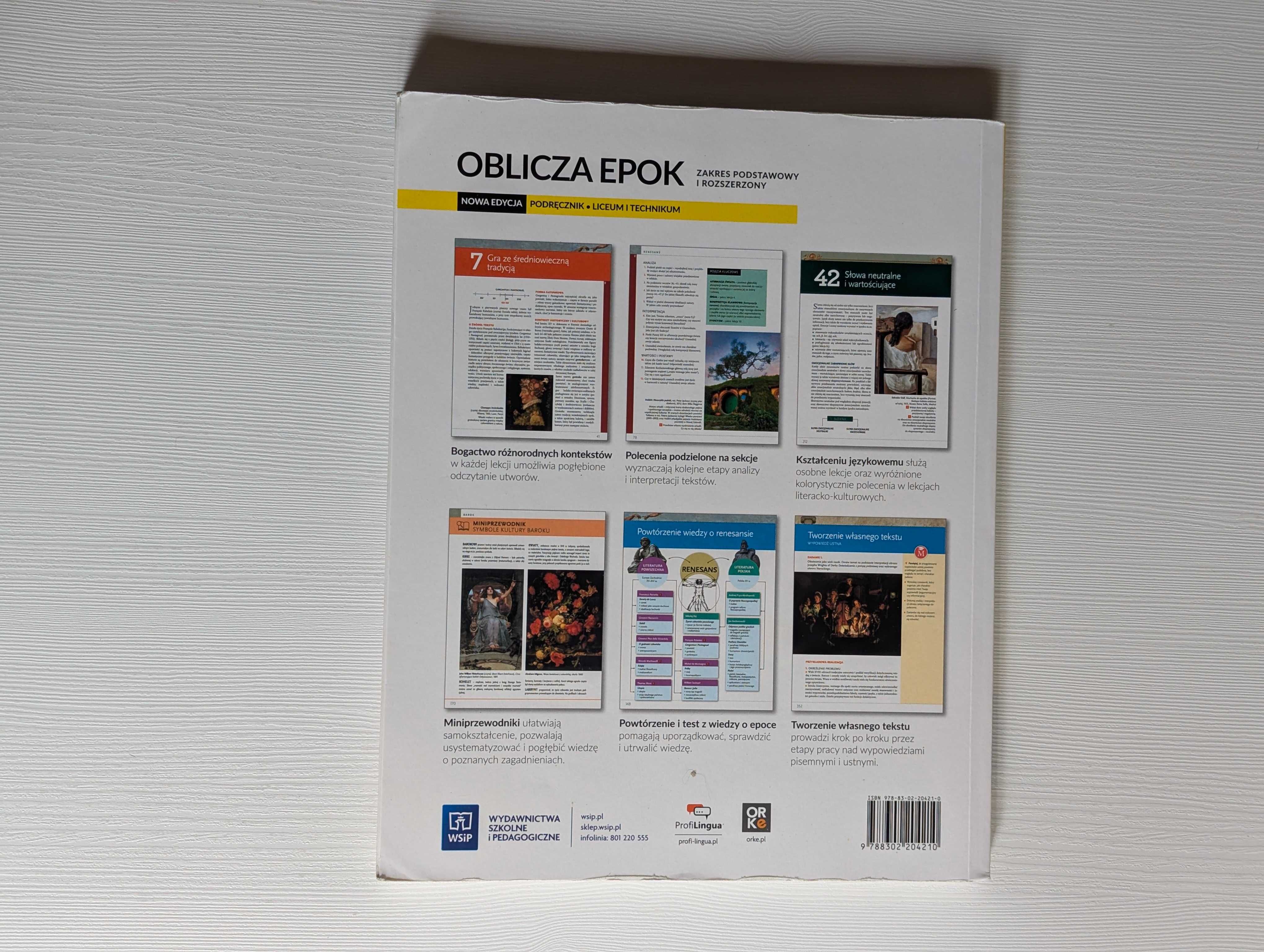 Oblicza epok 1.2 — podręcznik do języka polskiego — nowa edycja