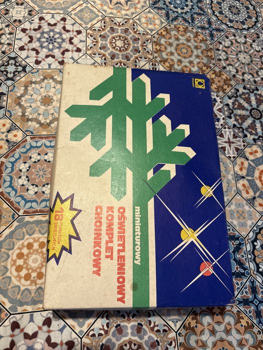Lampki choinkowe PRL Komplet