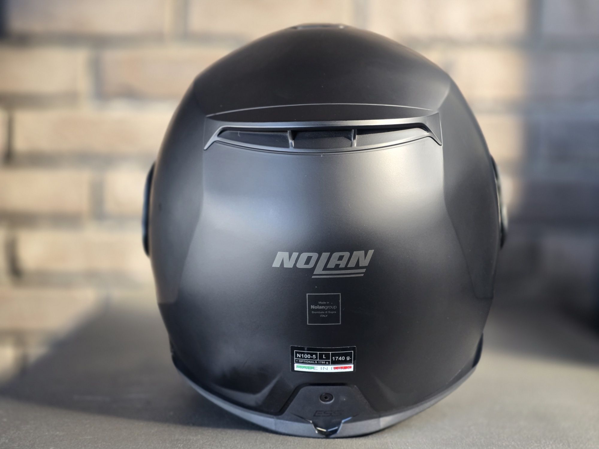 Kask z podnoszoną szczęką Nolan N 100-5 czarny mat L