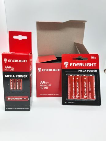 Свіженька батарейка оптом Enerlight Mega AA i AAA