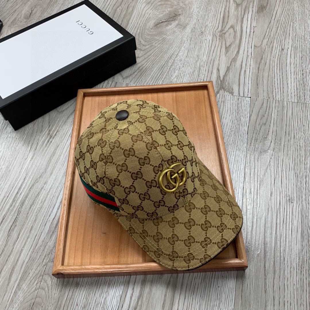 Czapka baseballowa tkana Gucci, czapka kaczojęzyka, kapelusz