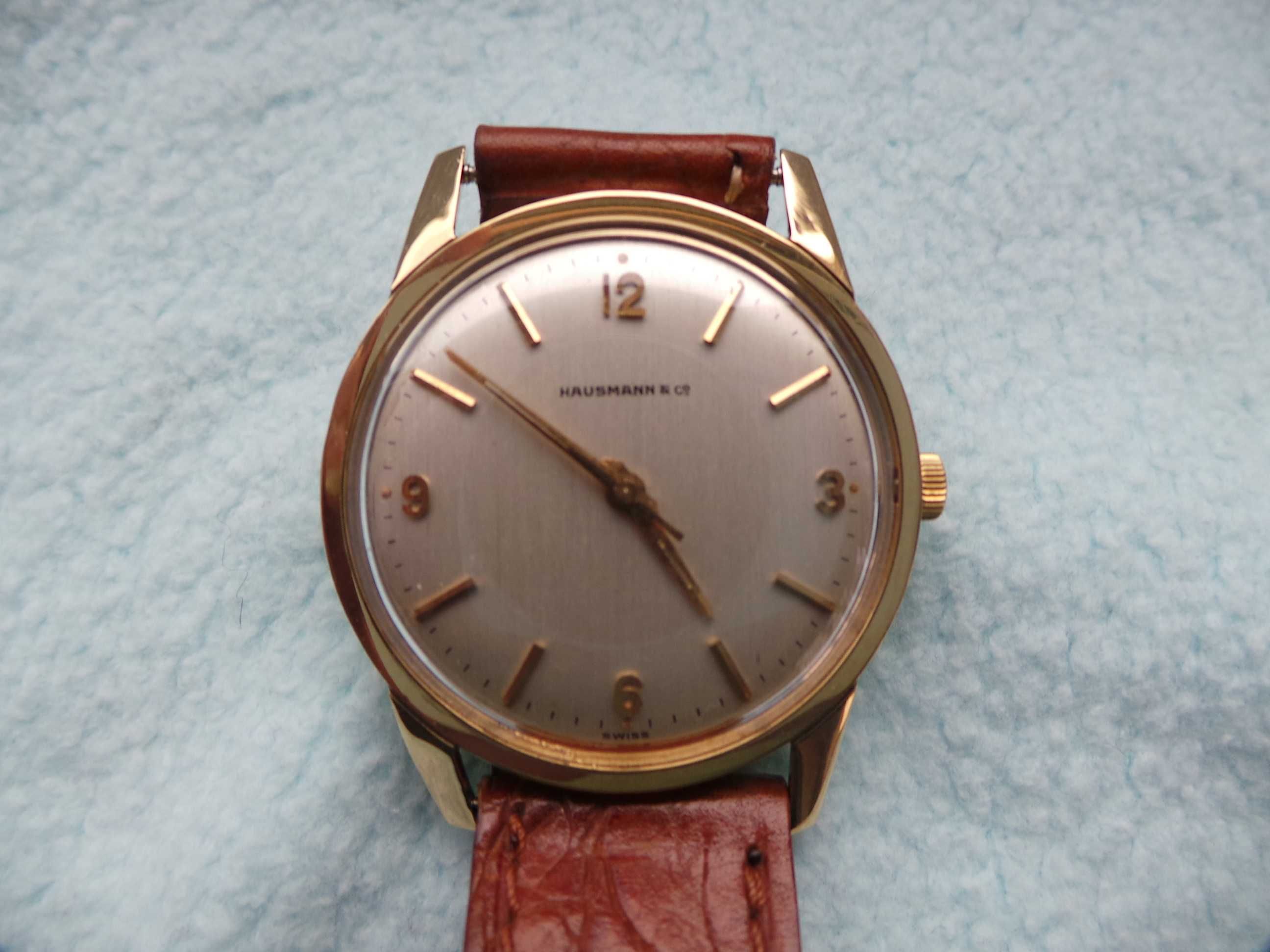 złoty zegarek Hausmann 18k