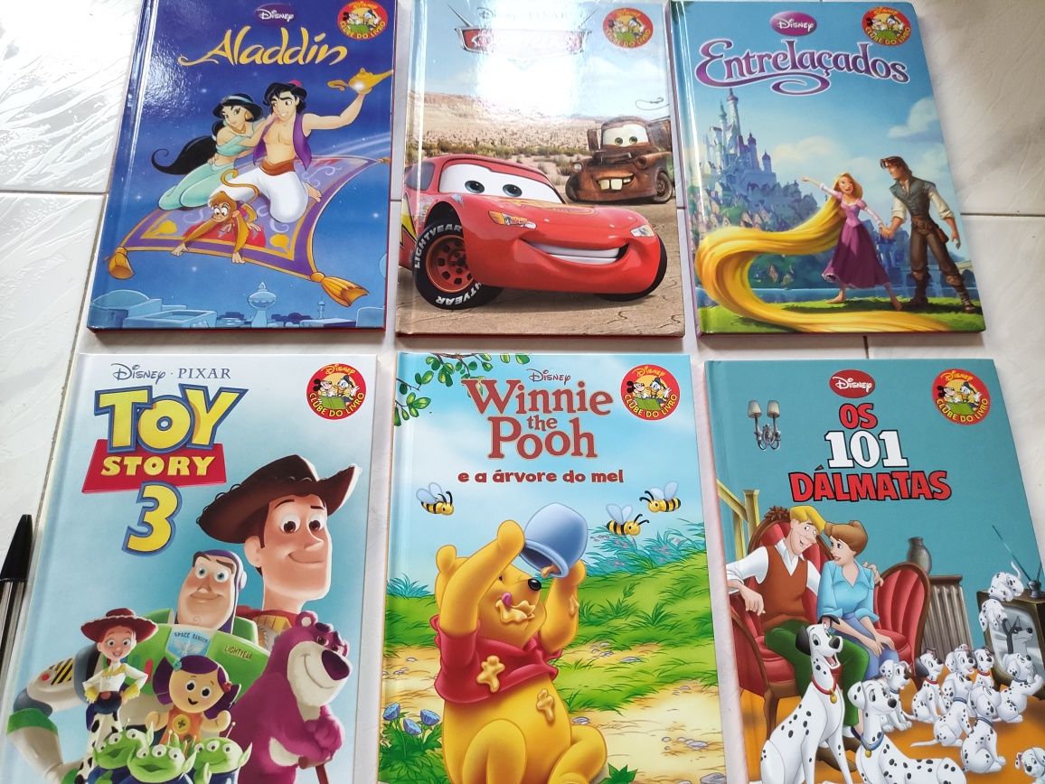 9 Livros Disney Clube do Livro