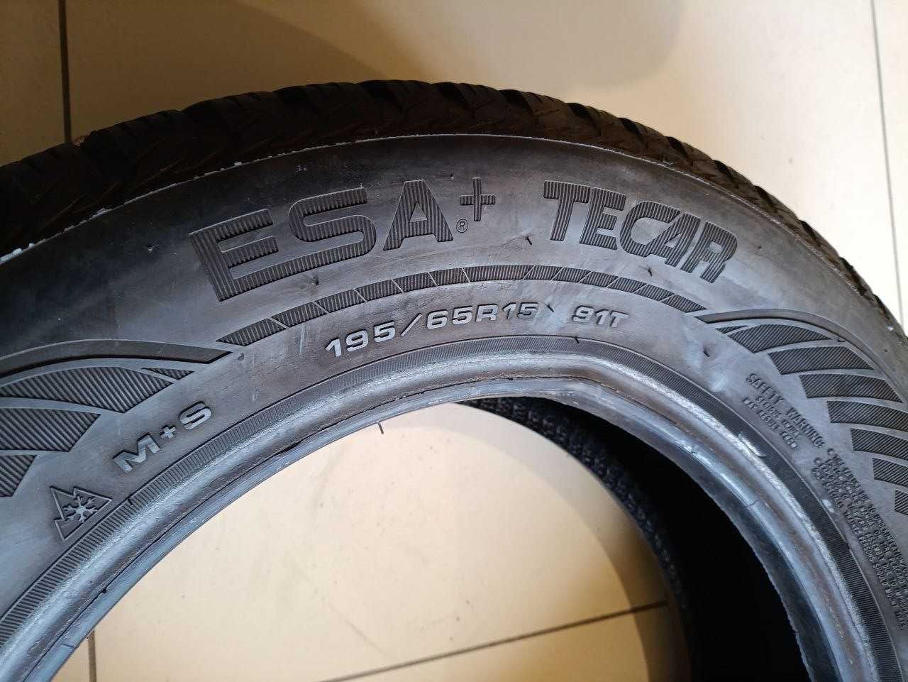 Пара шин б/у 195/65R15 91T Esa+Tecar Super Grip 9