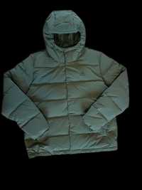 Куртка (пуховик) Adidas Outdoor Down hooded puffer jacket in khaki