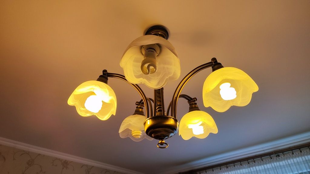 Lampa sufitowa wisząca żyrandol 5 kloszy Jupiter 5-JR5 5xE27