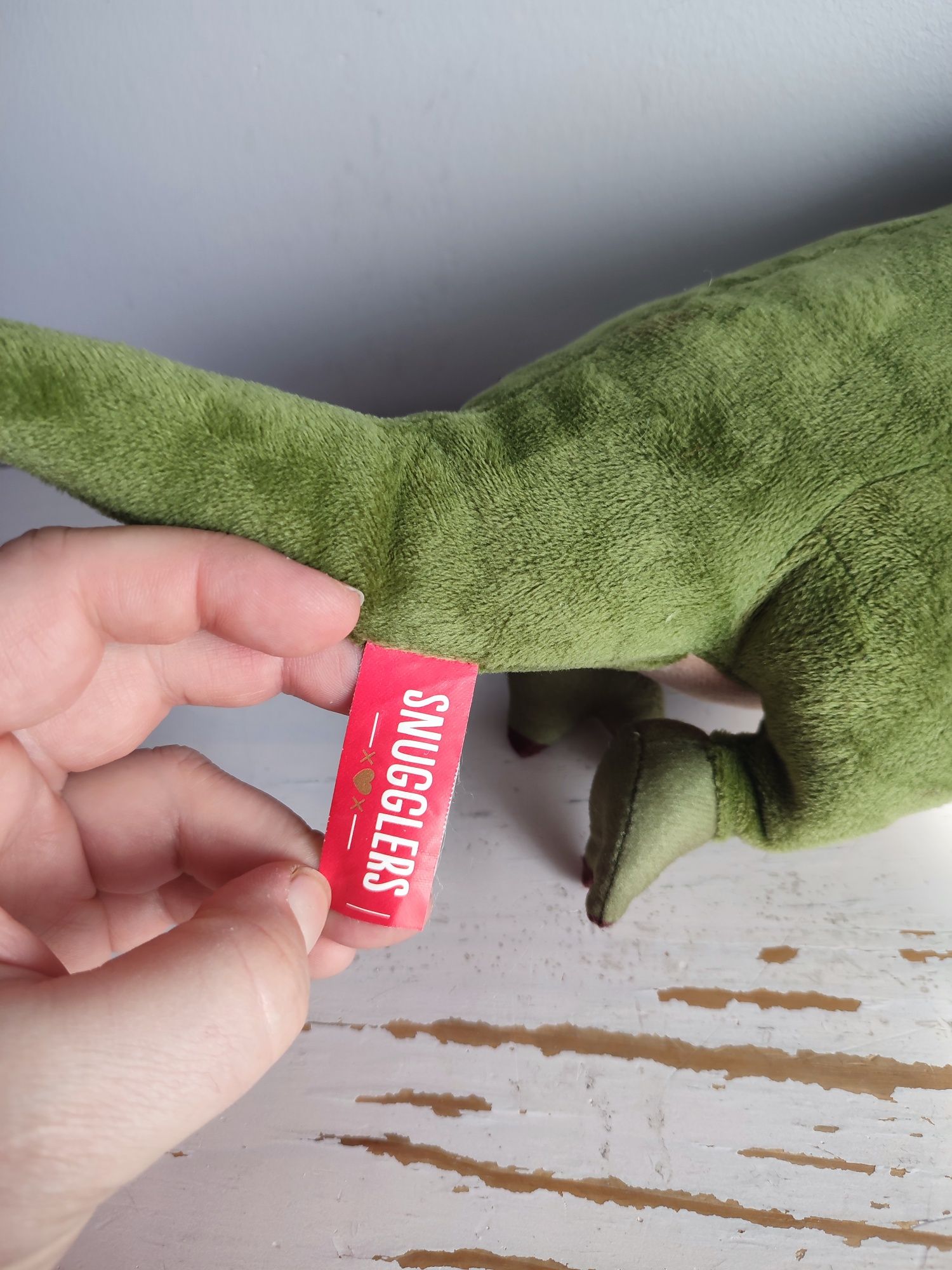 Dinozaur Sungglers T-rex zielony maskotka pluszak przytulanka