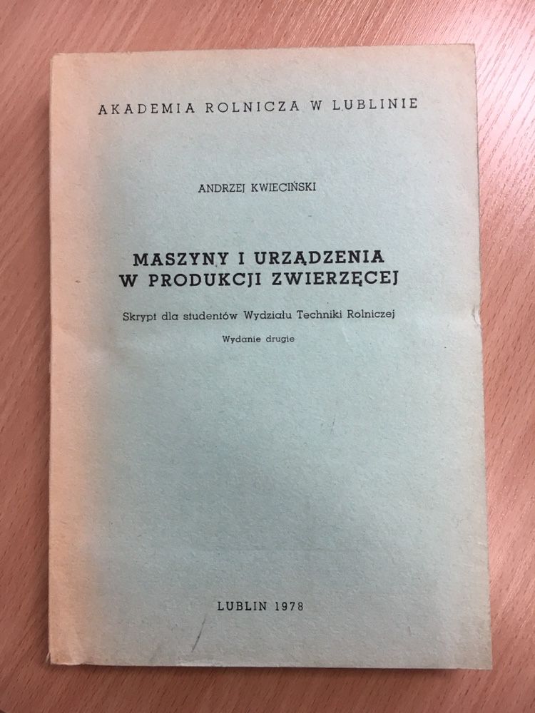 Maszyny i urządzenia w produkcji zwierzęcej