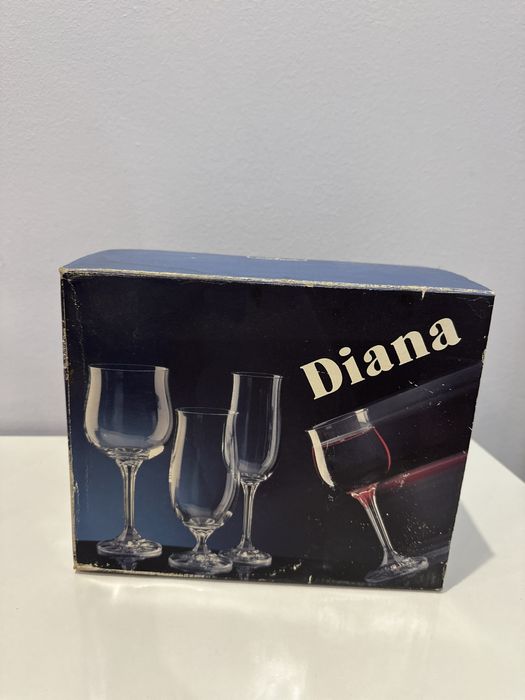 Бокалы чешские Diana