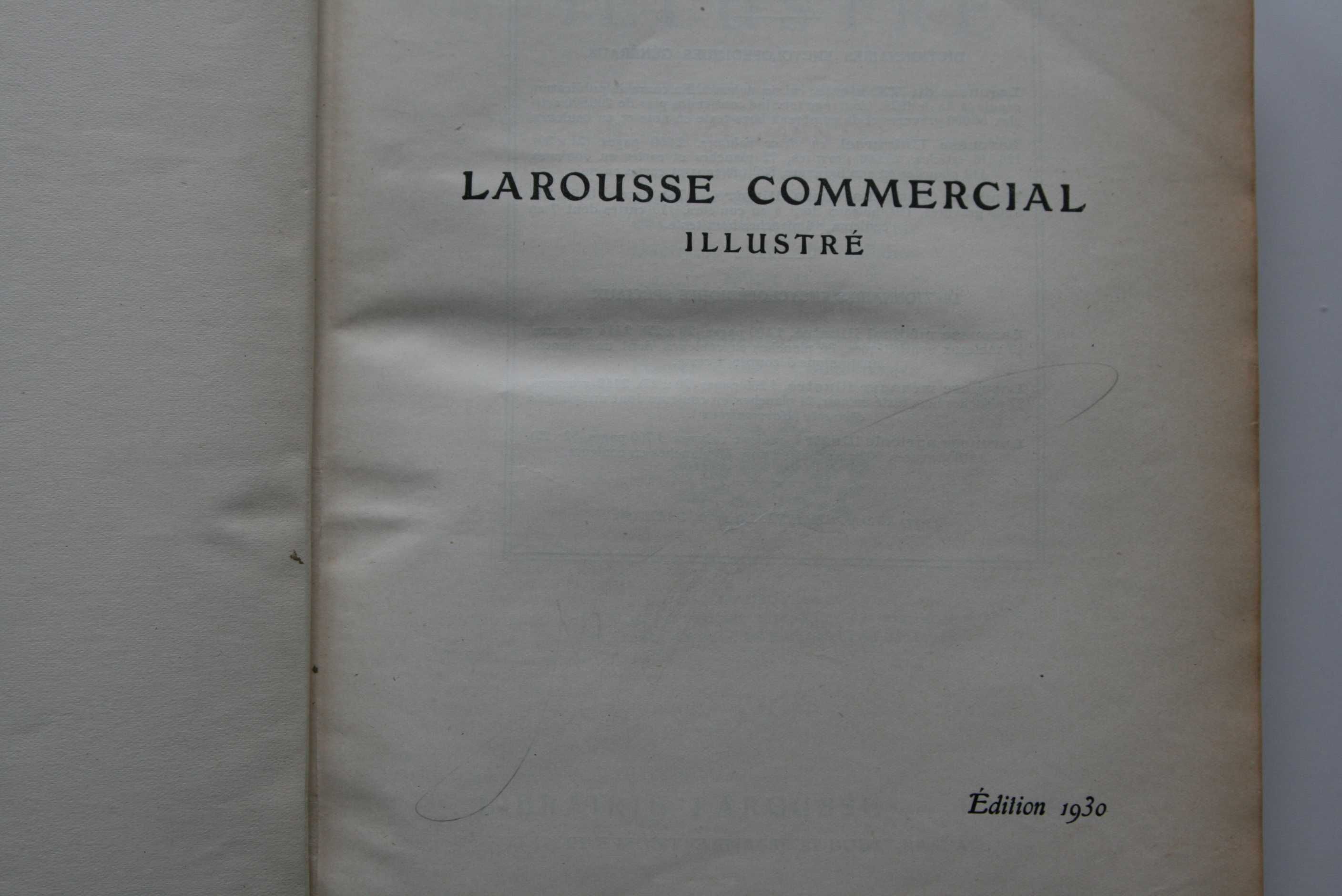 Encyklopedia Larousse Commercial edycja 1930 r. wydanie francuskie