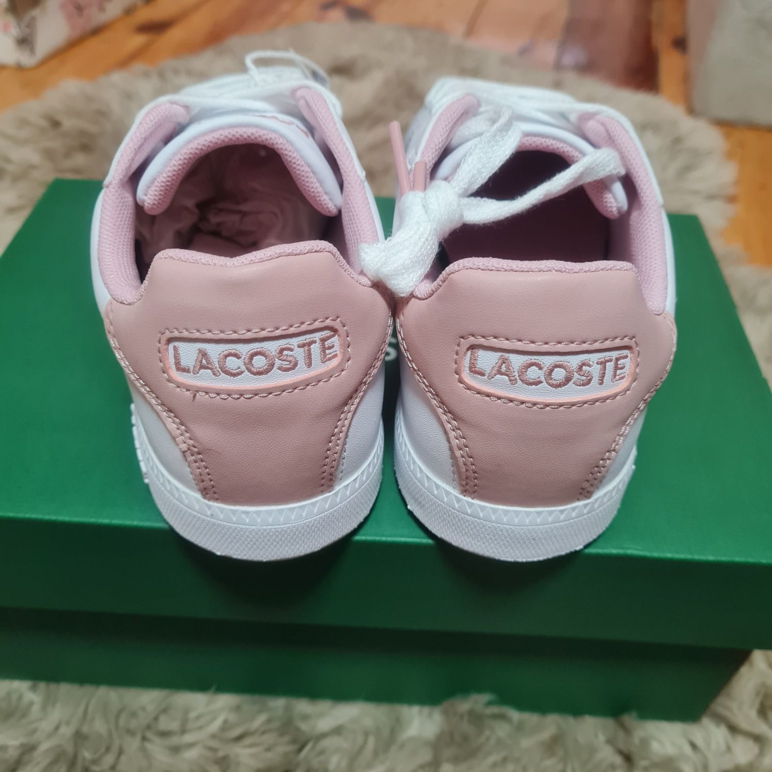 Lacoste białe tenisówki trampki sneakersy r. 34 graduate 0721 1 suc no