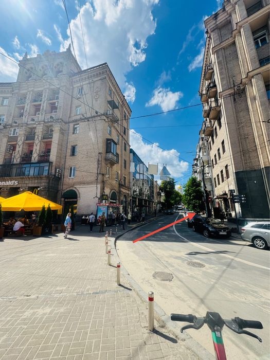 Хрещатик, Центр! 481м під бізнес, ТОП локація