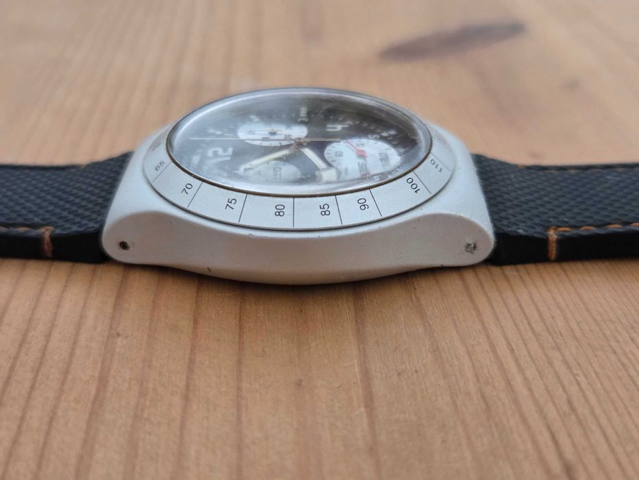 Relógio Swatch Irony Chrono preto