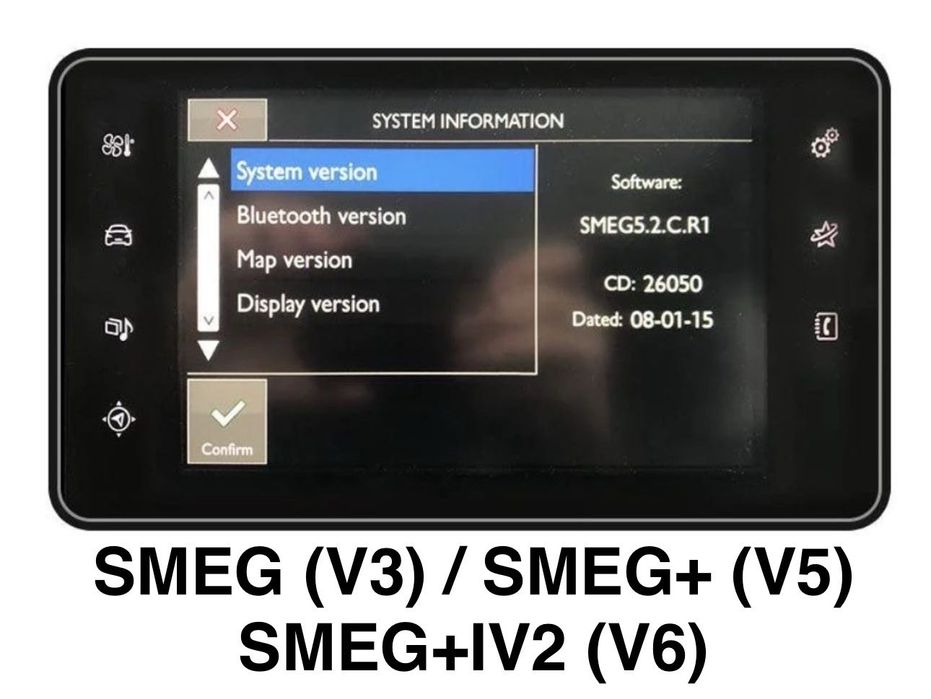 Módulo Citroen/Peugeot  CarPlay/Android Auto SMEG