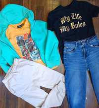 Спортивные штаны Zara, джинсы , футболка, кофта на змейки на мальчика