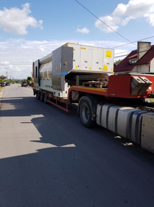 transport maszyn,koparek, transport niskopodwoziowy,laweta,niskopodwoz