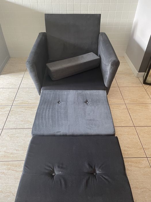 Fotele 2 rozkładane do spania – po renowacji