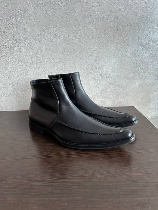 Мужские Кожаные Туфли на змейке