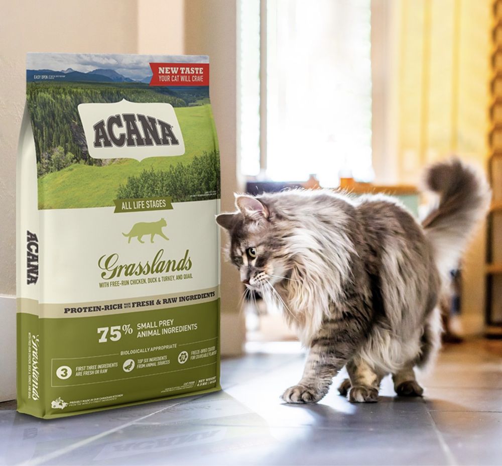 Acana Grasslands - 340 г. - 1.8 кг - 4.5 кг. Акана для котиків )