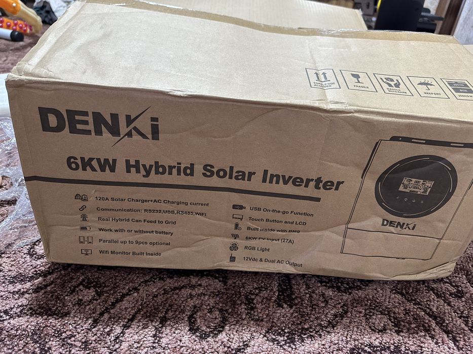 Продам:  Гібридний Сонячний Інвертор DENKI 6KW